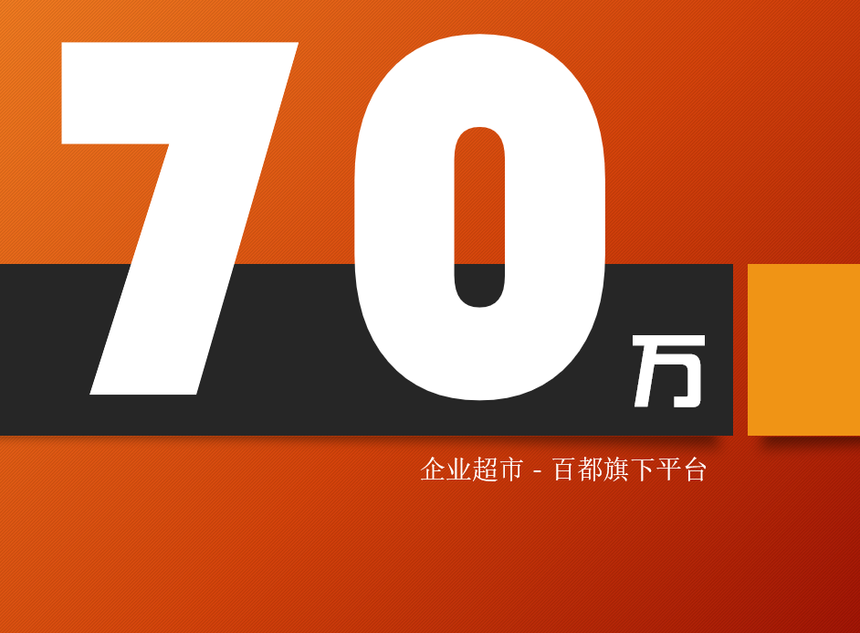 企业超市服务平台注册会员超过 700000 ,企业超市商机无限